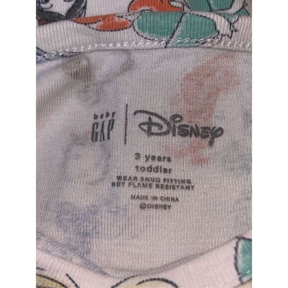 Baby Gap x Disney princess pajama set size 3T - Picture 4 of 4